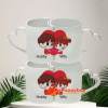 Couple Mug - Personalized Matching Coffee Mugs